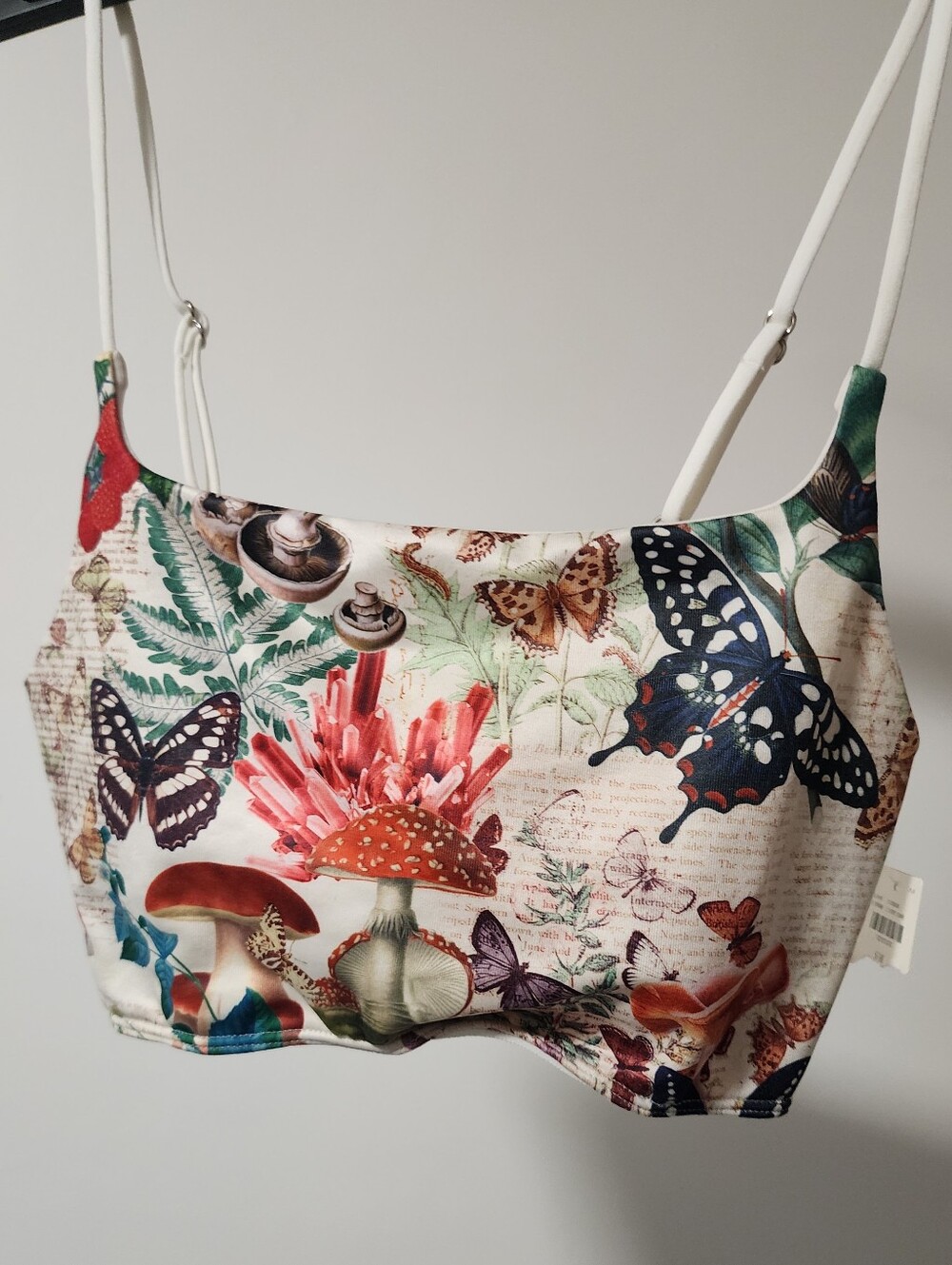 ✨️NWT✨️ Anthropologie Lyrebird Satin Bra Top, Size S/M, $78 MSRP